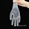 PVC βινύλιο καθαρό διαφανές γάντια βινυλίου χωρίς σκόνη